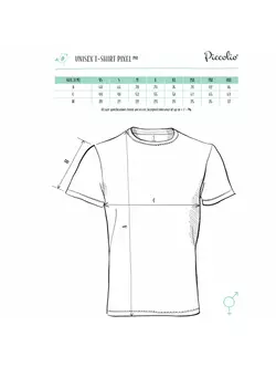 PICCOLIO PIXEL Sport T-Shirt, Kurzarm, Herren, Neon Orange, 100 % Polyester P819112