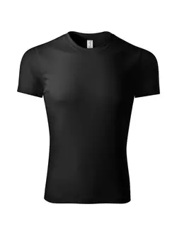 PICCOLIO PIXEL Sport T-Shirt, Kurzarm, Herren, schwarz, 100 % Polyester P810112