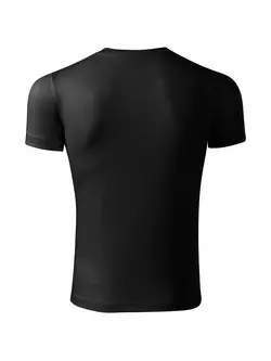 PICCOLIO PIXEL Sport T-Shirt, Kurzarm, Herren, schwarz, 100 % Polyester P810112
