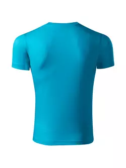 PICCOLIO PIXEL Sport T-Shirt, Kurzarm, Herren, türkis, 100 % Polyester P814412