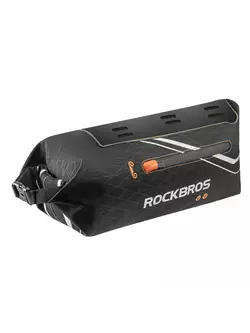 Rockbros Rollbare Fahrradtasche für den Rahmen, Schwarz 30120016001