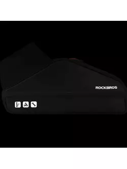Rockbros Roller-Lenkertasche mit Wasserflaschen Fach, schwarz B83