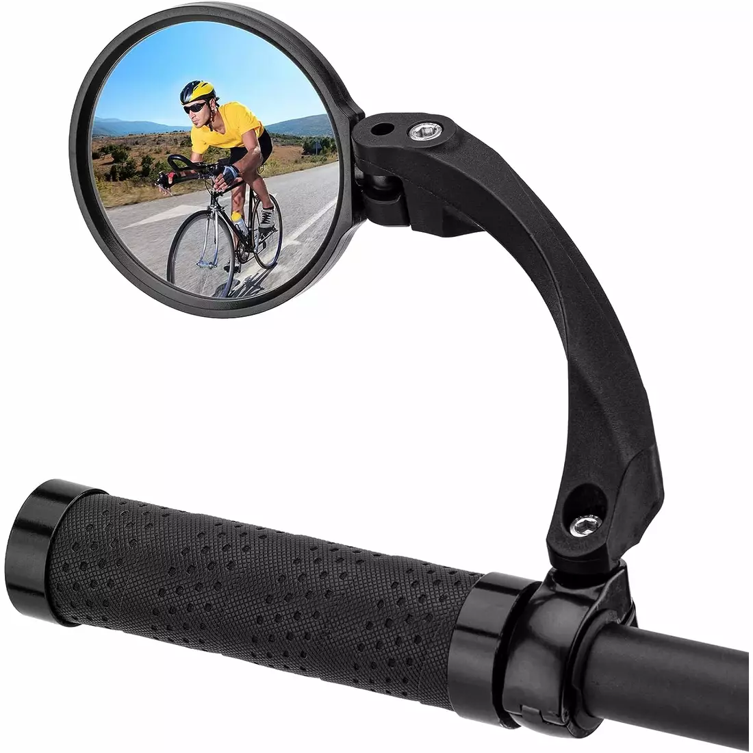 Rockbros ein Fahrradspiegel mit einer Lenkerklemme, linker, schwarz  26210001003