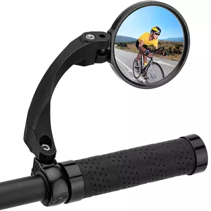 Rockbros ein Fahrradspiegel mit einer Lenkerklemme, rechter, schwarz 26210001004