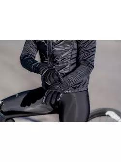 Rogelli APEX Damen Winter-Fahrradhandschuhe, schwarz