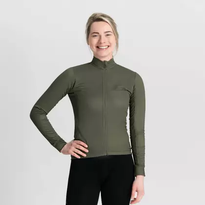 Rogelli Damen-Radsport-Sweatshirt CORE grün