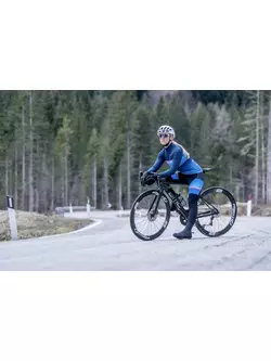 Rogelli Damen-Radsport-Sweatshirt IMPRESS II blau-rosa