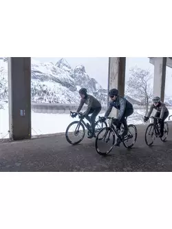 Rogelli Fahrradjacke, Winter FREEZE, grau