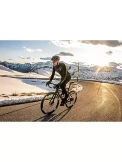 Rogelli Fahrradjacke, Winter MONO, Marineblau