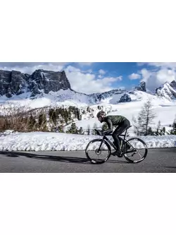 Rogelli Fahrradjacke, Winter MONO grün