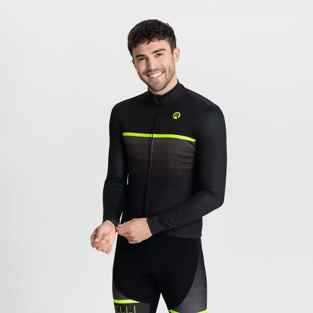 Rogelli HERO II Fluor-Radsport-Sweatshirt