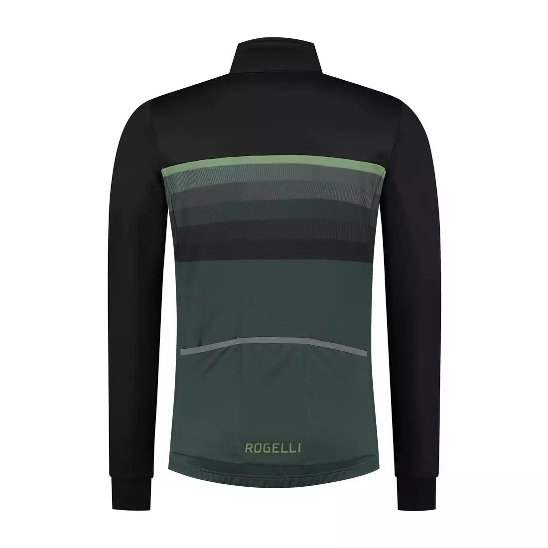 Rogelli Winter-Radjacke HERO II, schwarz und grün