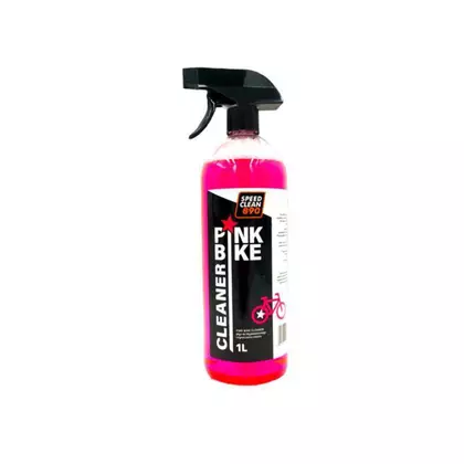 SPEEDCLEAN890 PINK BIKE CLEANER Fahrrad-Reiniger 1L + Bürste zum Reinigen der Fahrradkette