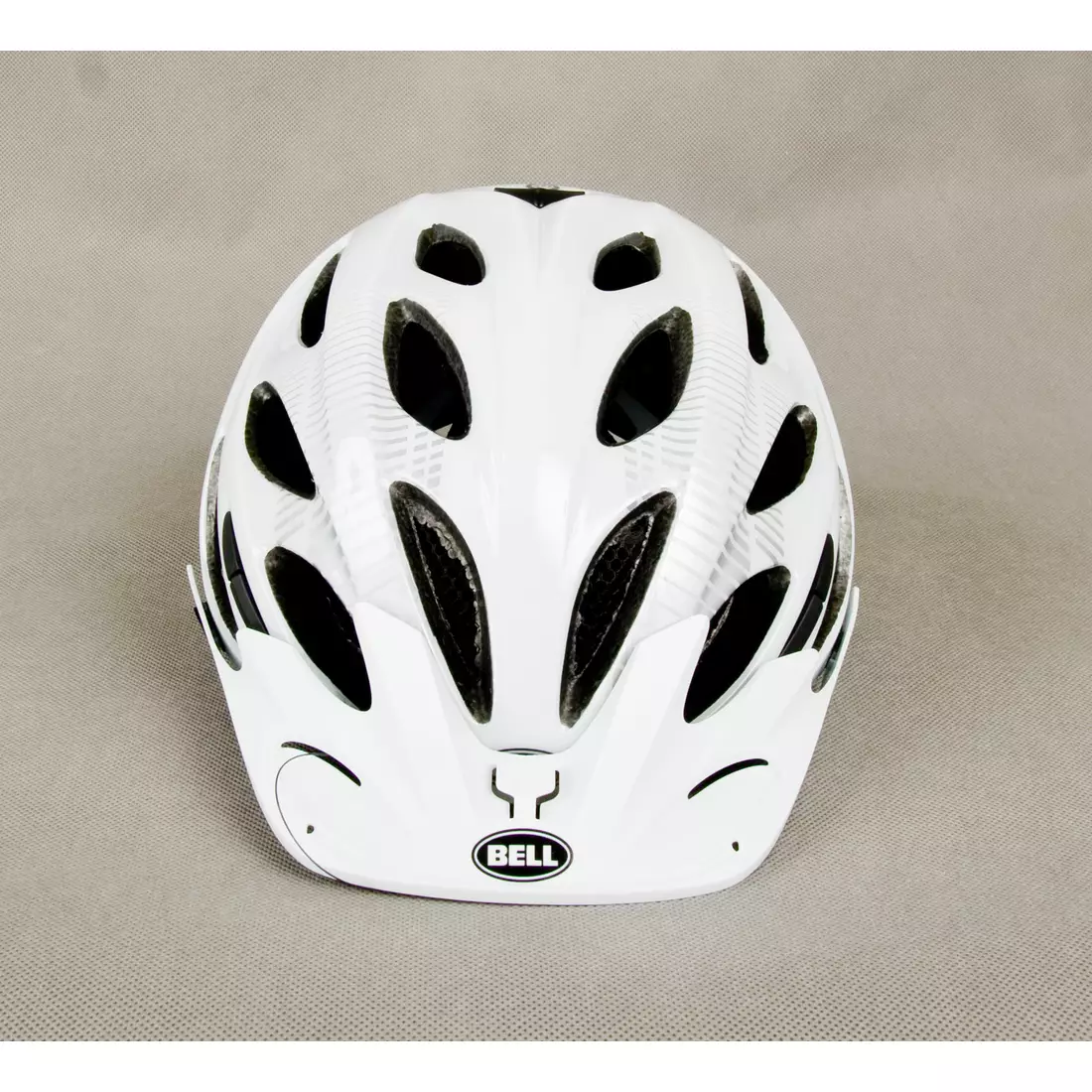 BELL - MUNI Fahrradhelm, Farbe: Weiß und Silber