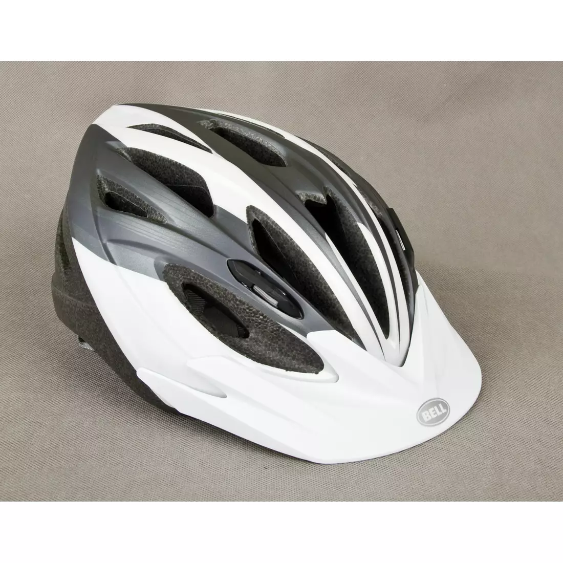 BELL PRESIDIO - Fahrradhelm, Farbe: Weiß und Silber