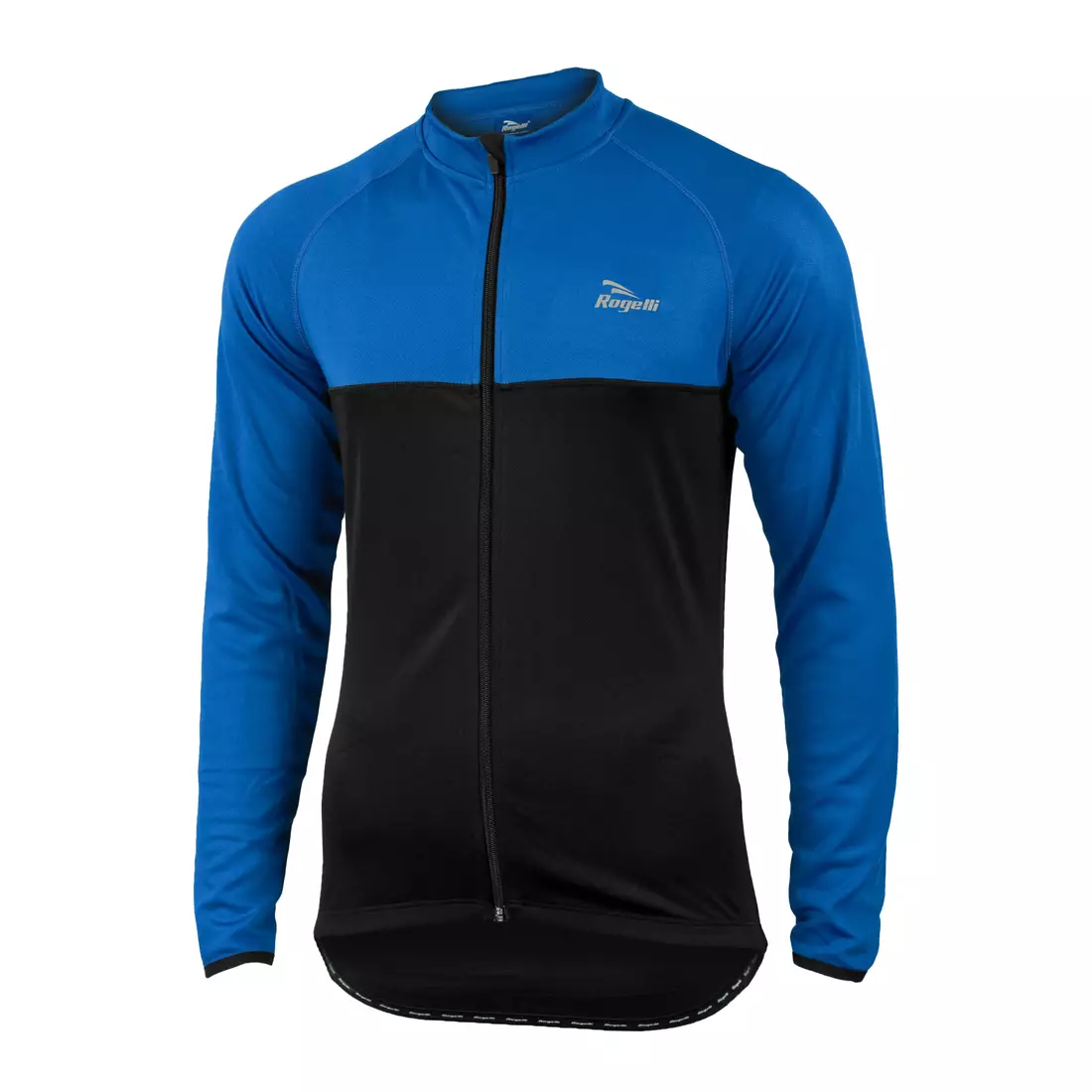 ROGELLI CALUSO - leicht isoliertes Fahrrad-Sweatshirt, Farbe: Schwarz und Blau