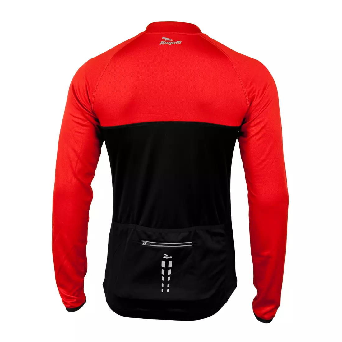 ROGELLI CALUSO - leicht isoliertes Fahrrad-Sweatshirt, Farbe: Schwarz und Rot
