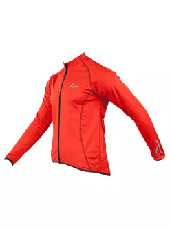ROGELLI PESARO - Softshell-Radjacke für Herren, Farbe: Rot