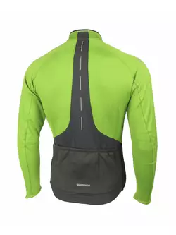 SHIMANO - ECWJSPWLC12 Performance Winter Jersey - Herren-Radsport-Sweatshirt, Farbe: Grün