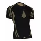TERVEL OPTILINE LIGHT MOD-02 - Herren-Thermo-T-Shirt mit kurzen Ärmeln, Farbe: Schwarz und Gold