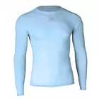 BREATHE Langarm-Kompressionsshirt, blau