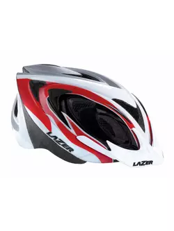 LAZER - 2X3M MTB-Fahrradhelm, Farbe: Rot Weiß Schwarz