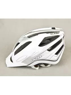 LAZER - CLASH MTB-Fahrradhelm, Farbe: Weiß Silber