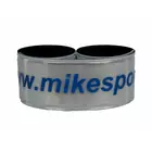 Mikesport - reflektierendes Armband. Logo - Silber