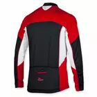 ROGELLI RECCO leicht isoliertes Fahrrad-Sweatshirt, schwarz und rot