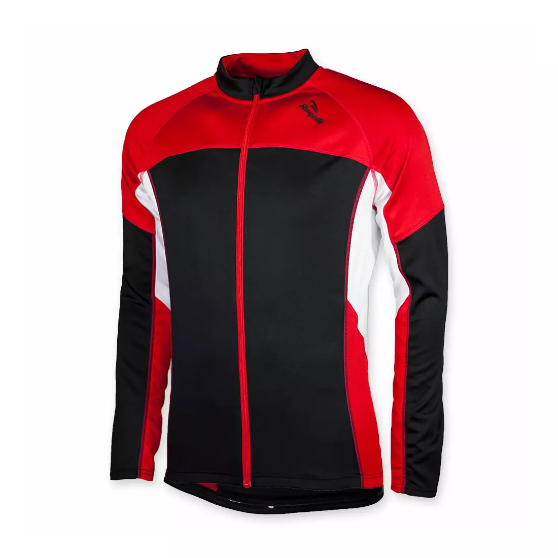 ROGELLI RECCO leicht isoliertes Fahrrad-Sweatshirt, schwarz und rot