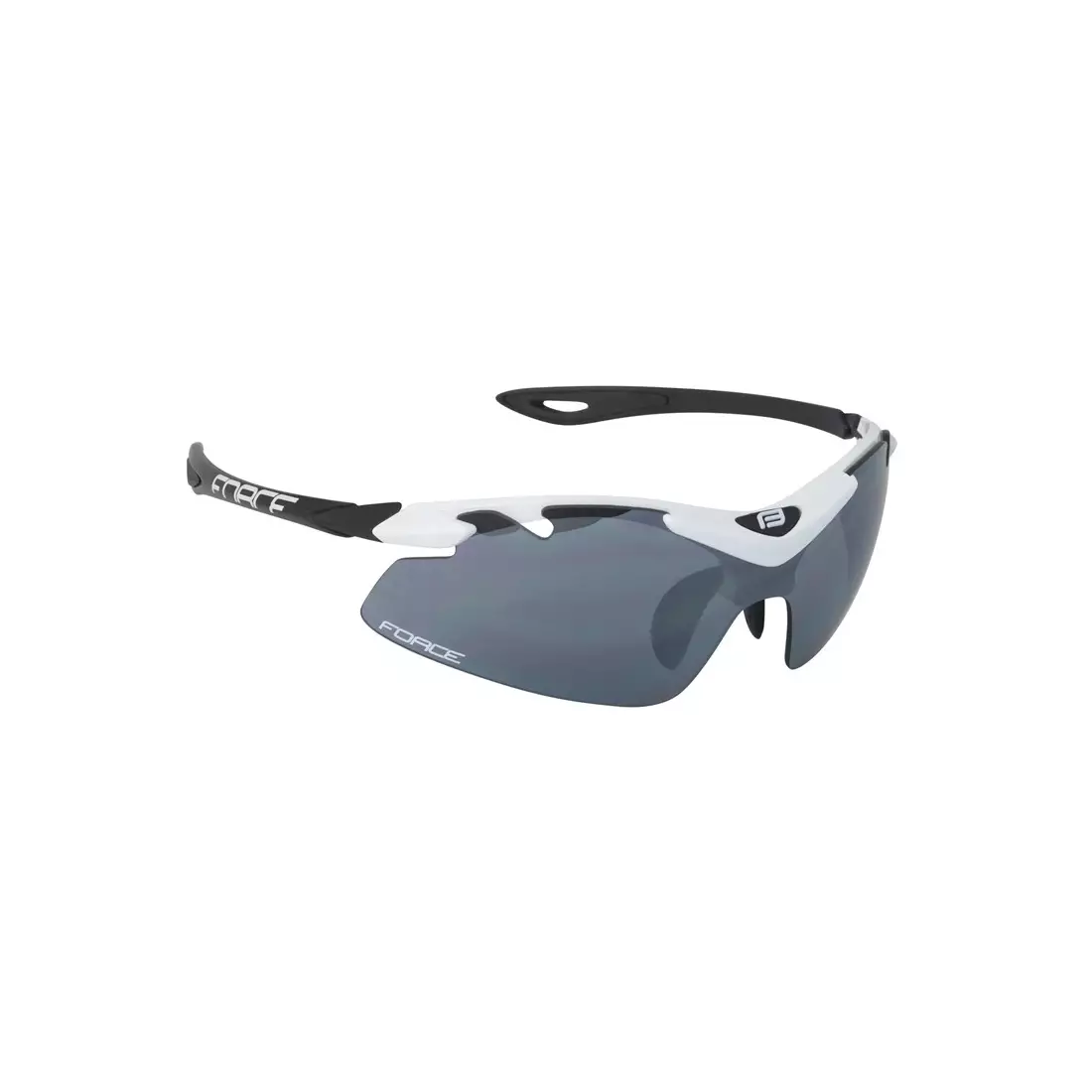 FORCE DUKE Brille mit Wechselgläsern, weiß und schwarz 91021