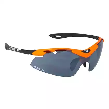 FORCE DUKE Brille mit austauschbaren Linsen Orange-Schwarz 91022