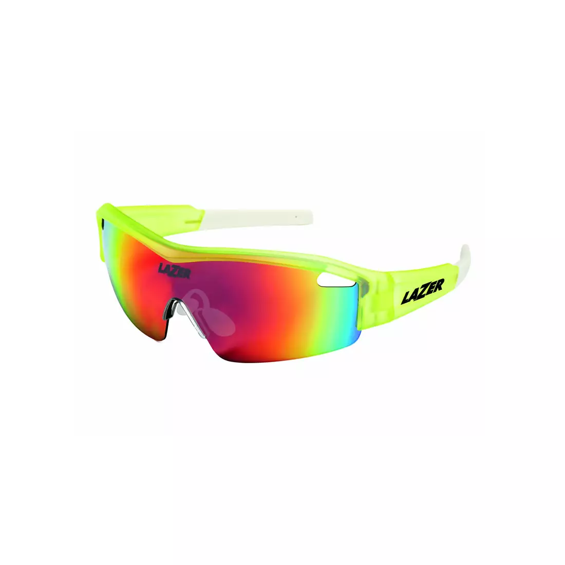 LAZER SOLID STATE1 Flash Yellow-Brille (Smoke-Black Red REVO. Yellow-Blue Mirror. Clear) LZR-OKL-SOLD-FLYELL