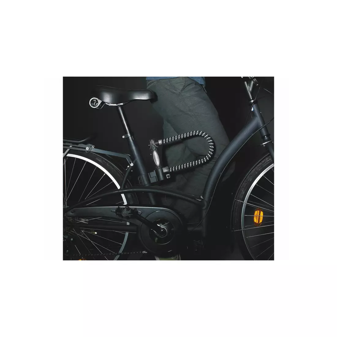 MASTERLOCK 8195LW U-LOCK Fahrradschloss 13 mm 110 mm 280 mm SCHLÜSSEL mit Gummi überzogen mit Reflexion schwarz MRL-8195EURDPROLWREF SS16
