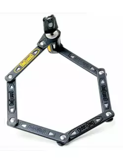 ONGUARD Fahrradverschluss Heavy Duty Link Plate Lock K9 112,5cm - 5 x Schlüssel mit Code ONG-8114