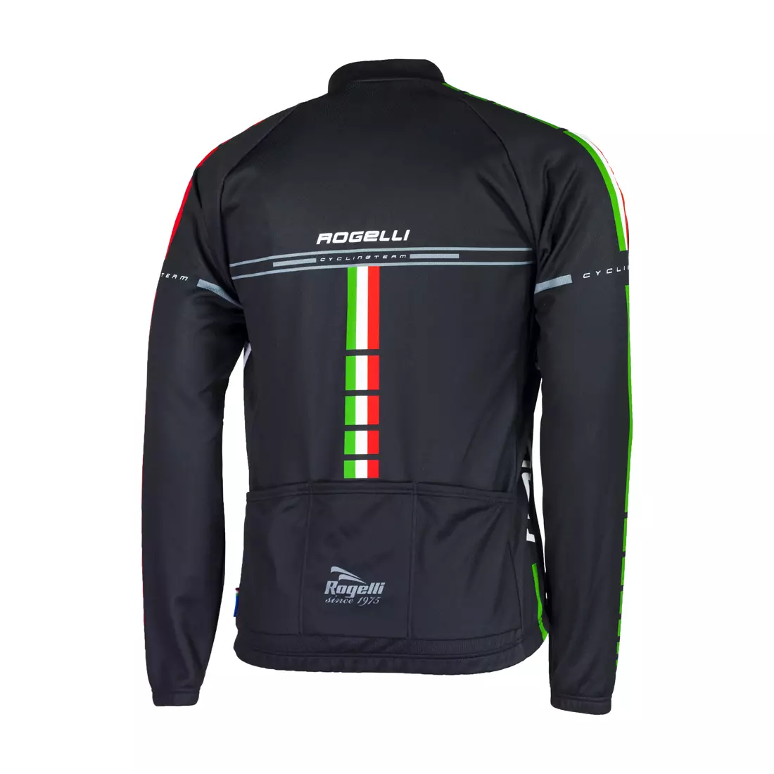 ROGELLI BIKE TEAM - Herren-Radsport-Sweatshirt 001.967, Farbe: Schwarz