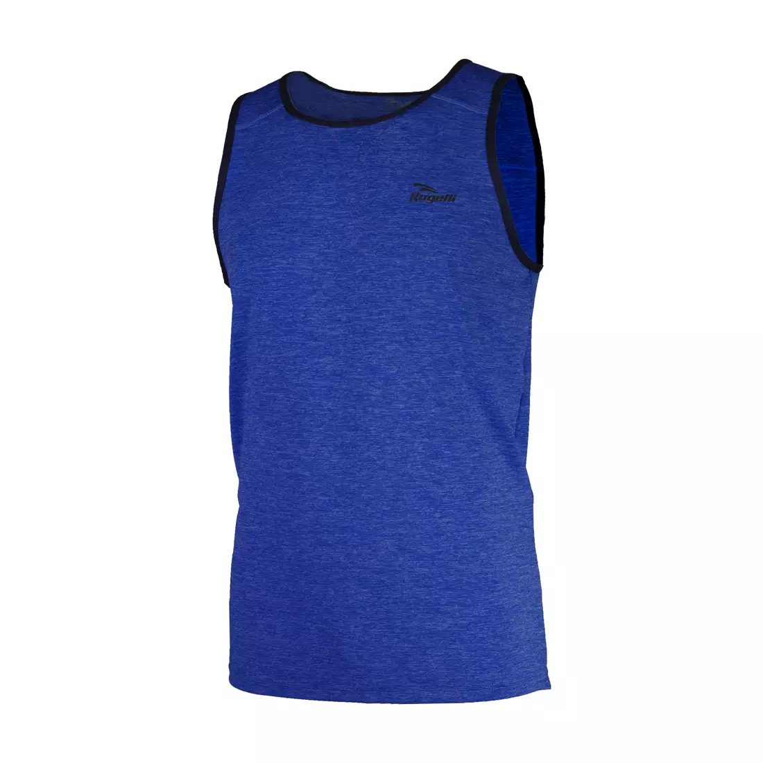 ROGELLI RUN BARRETT 830.238 – ärmelloses T-Shirt/Laufshirt für Herren, Farbe: Blau