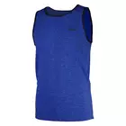 ROGELLI RUN BARRETT 830.238 – ärmelloses T-Shirt/Laufshirt für Herren, Farbe: Blau