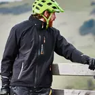 TENN OUTDOORS SWIFT regendichte Fahrradjacke mit Kapuze, schwarz