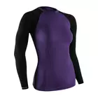 TERVEL COMFORTLINE 2002 – Damen-Thermo-T-Shirt, langärmlig, Farbe: Violett (lila)-schwarz