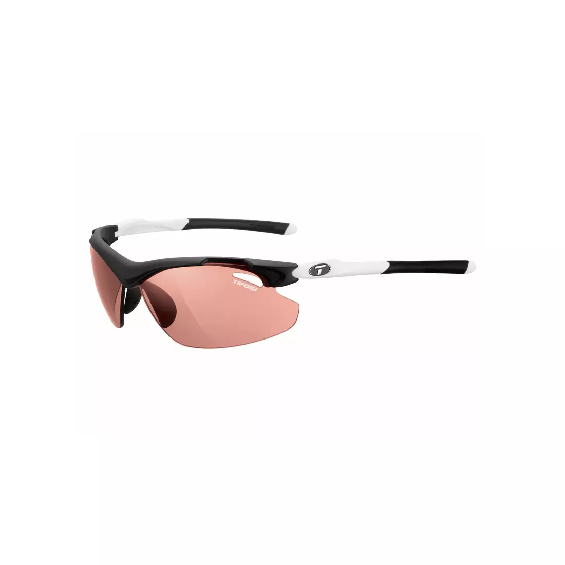 TIFOSI TYRANT 2.0 FOTOTEC schwarz-weiße photochrome Brille (1 Glas High Speed Red PHOTOCHROME 35,3%-13,5% Lichtdurchlässigkeit) TFI-1120306430