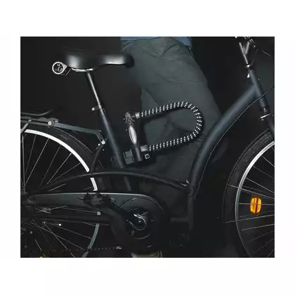 Fahrradschloss MASTERLOCK 8195 U-LOCK 13mm 110mm 210mm mit Gummi und Reflex Schwarz MRL-8195