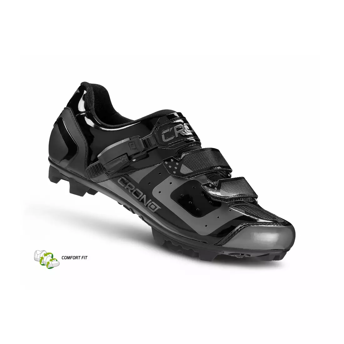 CRONO CX3 nylon - Fahrradschuhe MTB, Schwarz
