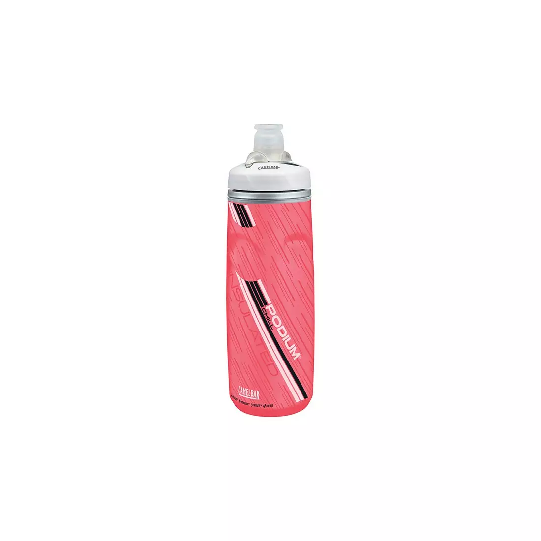 Camelbak SS18 Podium Chill Thermo-Fahrradwasserflasche 21oz / 620ml Power Pink