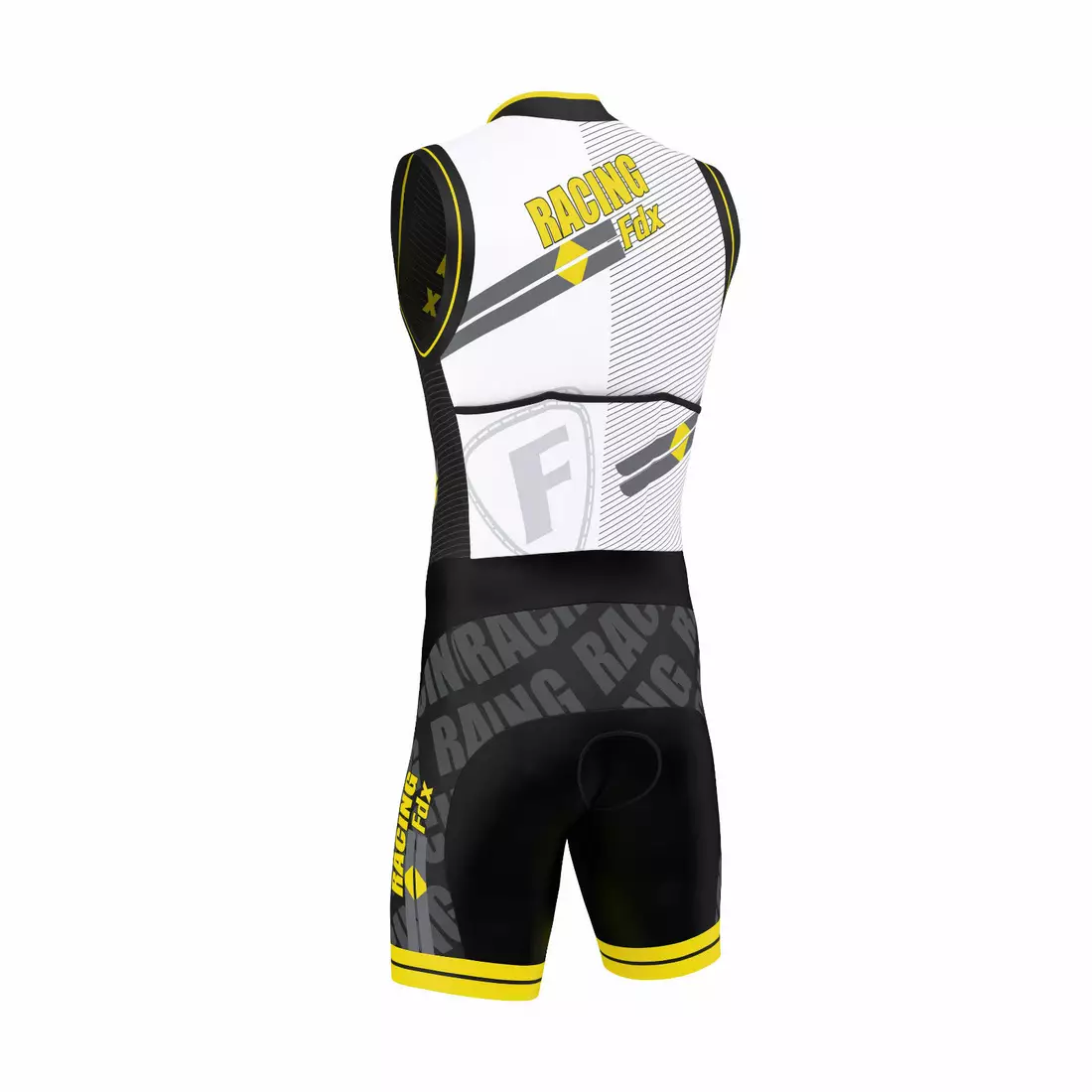 FDX 1050 Triathlonanzug schwarz und gelb