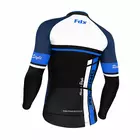 FDX 1220 Herren-Radsport-Sweatshirt, Schwarz und Blau
