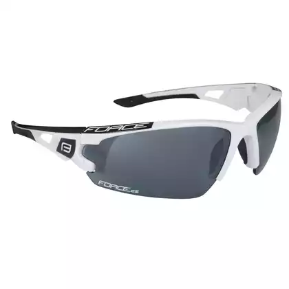 FORCE CALIBRE okulary z wymiennymi szkłami białe 91054