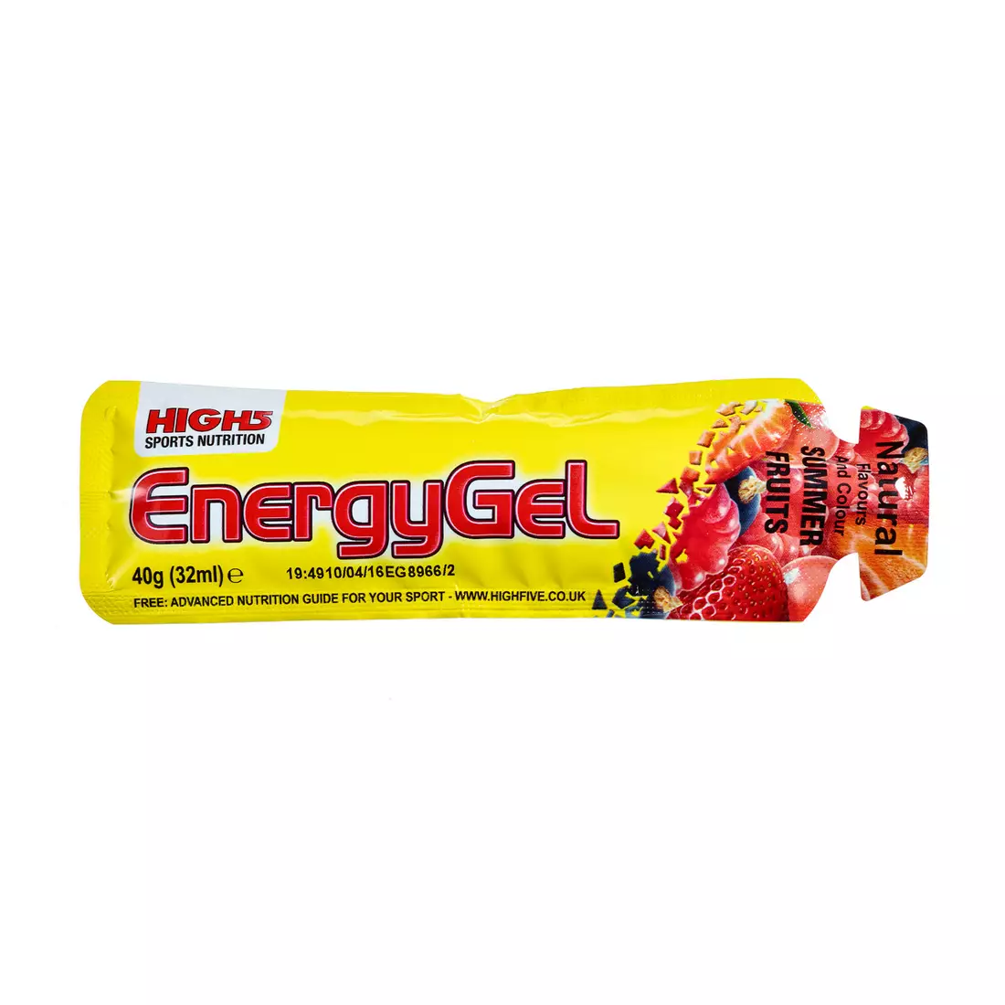 HIGH5 EnergyGel Energie-Gel-Geschmack: Kapazität SOMMERFRÜCHTE. 32 ml